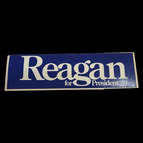 Reagan And Bush For President 1980 Presidential Campaign Sticker Lot Of 2 NOS - Picture 5 of 6